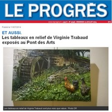 virginie trabaud expose à charlieu - le progrès