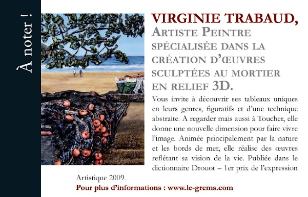 magazine evasion voyage international 2009 - article de presse sur l artiste peintre virginie trabaud
