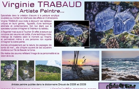 magazine marianne maison mai 2009 - article de presse sur l artiste peintre virginie trabaud