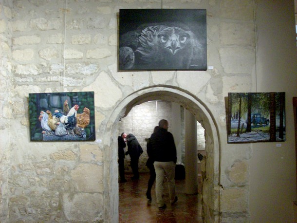 Galerie Nesle à paris - Virginie TRABAUD tableaux en relief