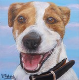 Peinture acrylique - Jack Russel Terrier - Cliquez sur l'image pour voir la fiche et l'agrandissement