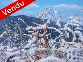 peinture Montagne Corse en hiver- Cliquez sur l image pour voir la fiche détaillée et consulter le tarif de l oeuvre