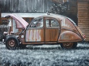 peinture 2cv az bricolage et restauration - Cliquez sur l image pour voir la fiche dtaille et le tarif de l oeuvre