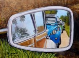 Peinture rétro 2cv sur la route acrylique - Virginie TRABAUD Cliquez sur l'image pour voir la fiche détaillée