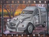peinture 2cv ak vintage - Cliquez sur l image pour voir la fiche dtaille et le tarif de l oeuvre