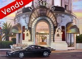 peinture ferrari noire devant hotel luxe le negresco - Cliquez sur l image pour voir la fiche détaillée et le tarif de l oeuvre
